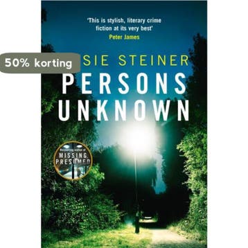 Persons 9780008123345 Susie Steiner, Verzenden, Susie Steiner
