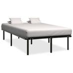 vidaXL Bedframe metaal zwart 120x200 cm, Verzenden, Nieuw