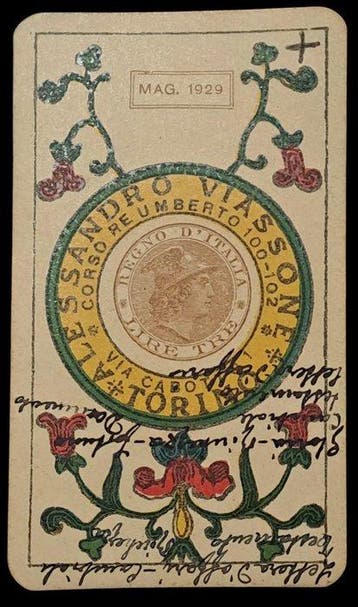 Alessandro Viassone - Cartes de tarot - Annotato - Cartes de