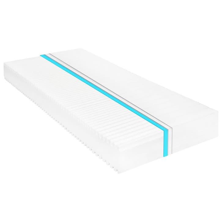 vidaXL Matras 7 Zone 16 cm PU-schuim H2 H3 180x200 cm, Maison & Meubles, Chambre à coucher | Matelas & Sommiers, Envoi