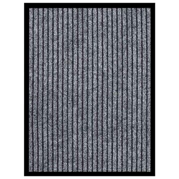 vidaXL Deurmat 40x60 cm gestreept grijs, Verzenden