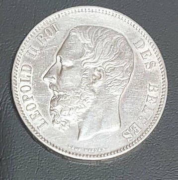 Belgique. Léopold II. 5 Francs 1870 (Sans prix de réserve)