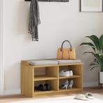 vidaXL Gangbankje SANDNES 87x40x50 cm massief grenenhout, Verzenden, Nieuw