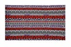 Haarband Multifunctioneel 45x25cm - Ibiza Patroon - Rood Wit, Nieuw