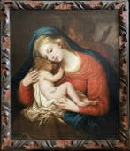 Italiaanse school (XVII) - Madonna with the Holy Child