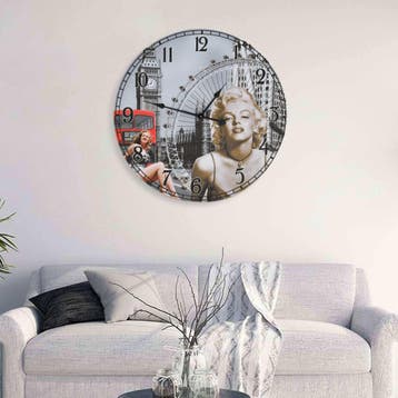 vidaXL Wandklok vintage stijl 60 cm, Verzenden, Nieuw
