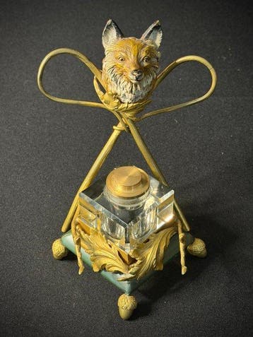 Umkreis - Franz Xaver Bergmann - Inktpot - Brons
