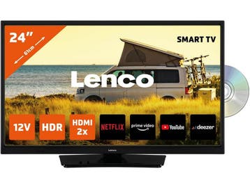 Lenco DVL-2483BK - Smart TV 24 - Ingebouwde DVD speler -, Verzenden, Nieuw
