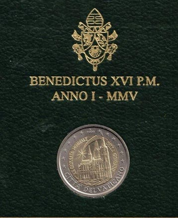 Vaticaan. 2 Euro 2005 Giornata Mondiale della Gioventù