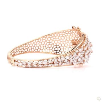 Armband - 14 karaat Roségoud - 7.07ct. tw. Diamant, Nieuw