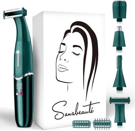2dekans | Sansbeauté - 4-in-1 Bikinitrimmer & Ladyshave -, Elektronische apparatuur, Persoonlijke Verzorgingsapparatuur, Ophalen of Verzenden