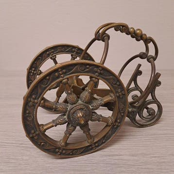 Max le Verrier - sculptuur, Flessenhouder - 19 cm - Brons -