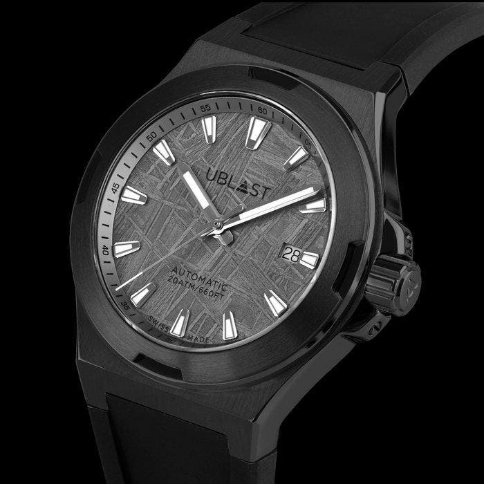 Ublast - Beyond - Real Meteorite Dial - Automatic Swiss Made, Handtassen en Accessoires, Horloges | Heren