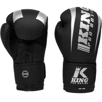 King Pro Boxing KPB/REVO 7 Bokshandschoenen Zwart Zilver, Verzenden