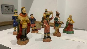 Kerststal (9) - Terracotta