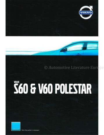 2014 VOLVO S60 | V60 POLESTAR BROCHURE ENGELS, Nieuw