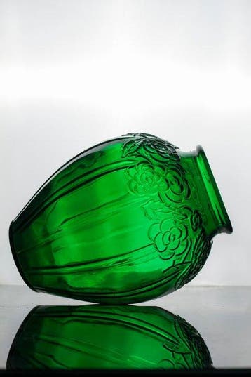 Niemen - Julius Stolle - Vase - Verre - Grand vase Niemen
