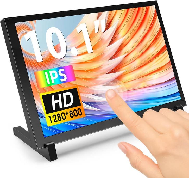 10,1 HD Touchscreen Monitor | Retour Deal | 36% Korting, Computers en Software, Monitoren, IPS, Touchscreen, Gaming, HD, Nieuw