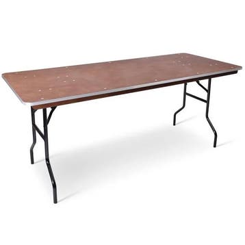 Inklapbare Buffettafel | DRENTE | Hout/Staal  | Zwart Frame, Verzenden
