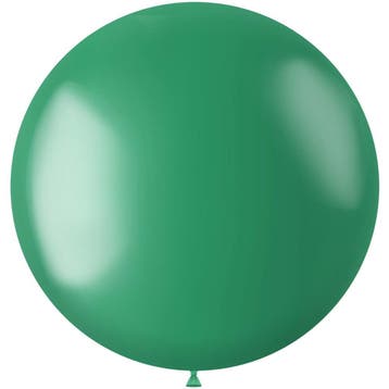 Groene Ballon Metallic Regal Green 80cm, Verzenden, Nieuw