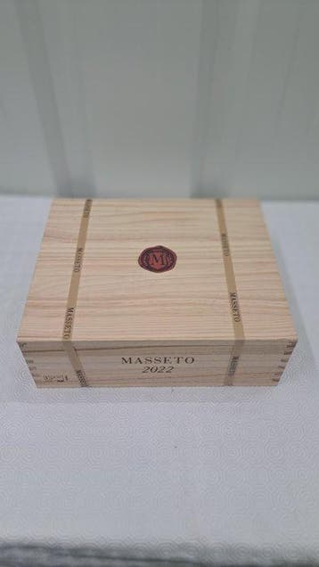 2022 Masseto - Toscane - 3 Flessen (0.75 liter), Nieuw