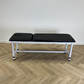 massagetafel (bxd) 178x60 cm, zwart - wit