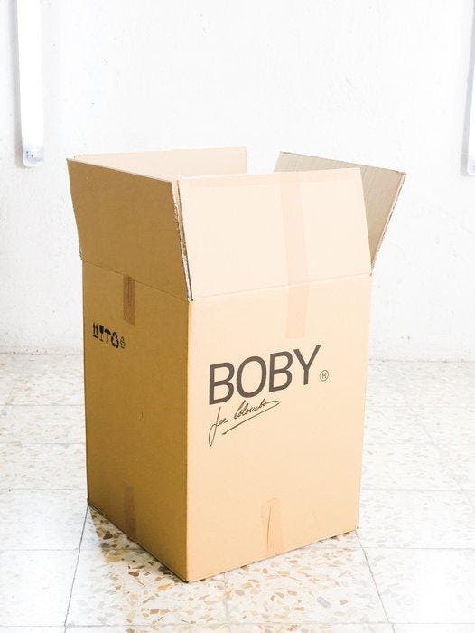B-Line - Joe Colombo - Chariot - Boby B23 - Paprika - ABS -, Antiquités & Art, Antiquités | Meubles | Chaises & Canapés