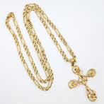 Ketting met hanger - 18 karaat Geel goud