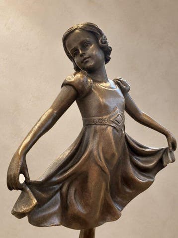 Sculpture, Ferdinand Preiss (naar) – Lieselotte – Bronzen
