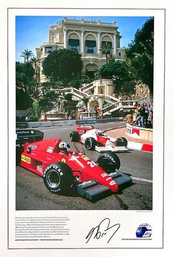 Mclaren - Monaco Grand Prix - Alain Prost - 1984 - Print, Verzamelen, Nieuw