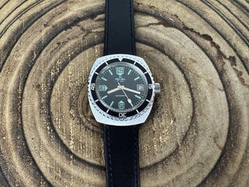Premira - Skin Diver - cal. PUW 1561 - Jumbo - Zonder, Handtassen en Accessoires, Horloges | Heren, Nieuw