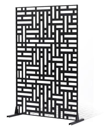 Design privacyscherm 3-delig | Retour deal | Sla nu toe, Verzenden, Zo goed als nieuw, 150 tot 200 cm, Staal