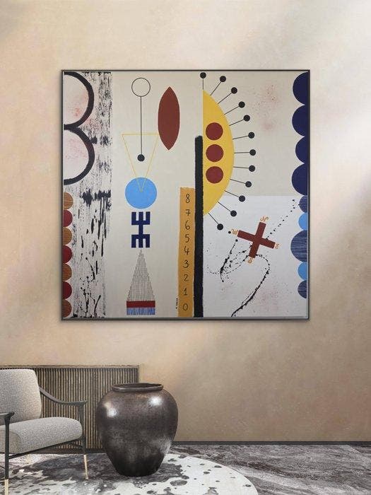 Miriam Chiera - Soul Codes.NO RESERVE. XXL, Antiek en Kunst, Kunst | Schilderijen | Modern