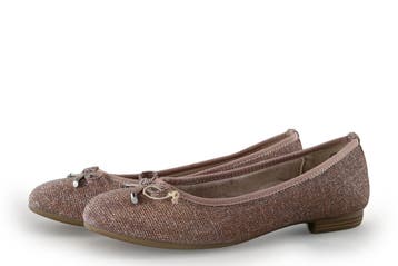 Marco Tozzi Ballerinas in maat 38 Goud, Overige kleuren, Verzenden, Marco Tozzi, Ballerina's