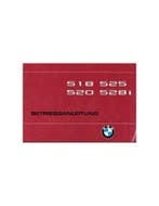 1980 BMW 5 SERIE INSTRUCTIEBOEKJE DUITS, Ophalen of Verzenden