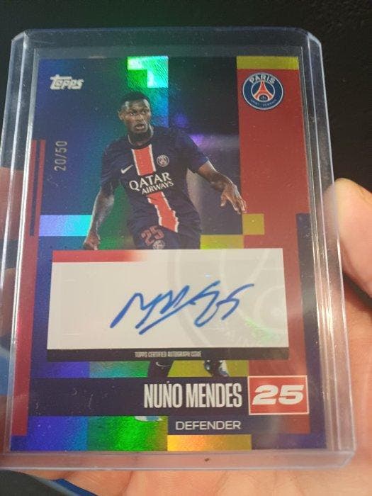 2024/25 Topps Merlin Nuno Mendes, Warren Zaïre-Emery,, Collections, Autocollants
