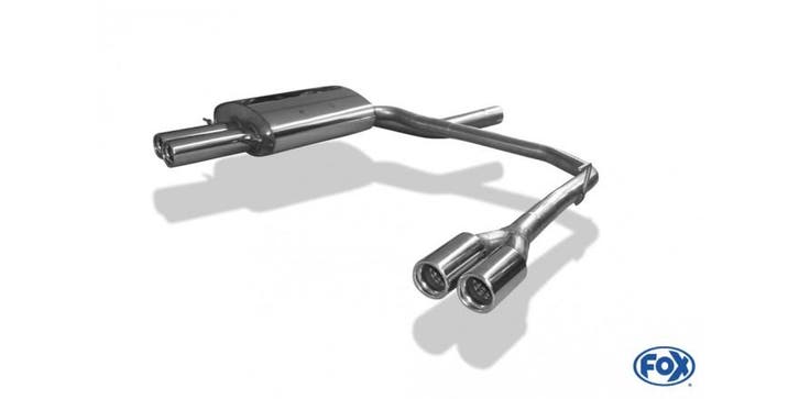 FOX BMW E60/61 520d 525d 530d einddemper uitgang rechts/link, Autos : Pièces & Accessoires, Systèmes d'échappement, Envoi