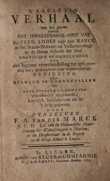A Kluit, F. A. van der Marck - Waaragtig verhaal en de, Antiek en Kunst