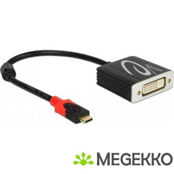 Delock 61213 Adapter USB Type-C male > DVI female (DP Alt, Verzenden