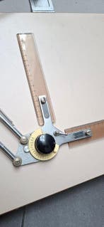 technostil - Tekentafel - 620 - hard hout, Metaal, Plastic -