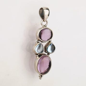 Sans prix de réserve - Pendentif Argent - 7.71ct. tw.