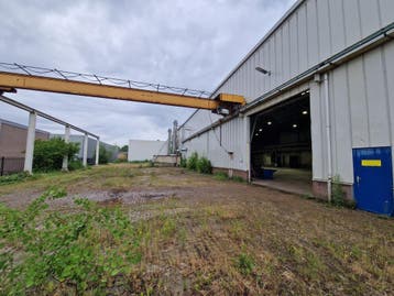 Demag enkelligger bovenloopkraan ± 16.500mm x 10t 001663U, Ophalen, Gebruikt