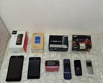 LOT MOBILE PHONE NOKIA SAMSUNG SONY ALCATEL SIEMENS ECC ECC