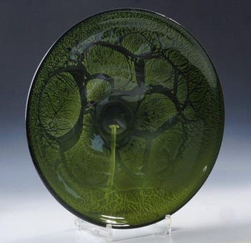 Glasfabriek Leerdam - A.D. Copier - Schaal - Grote, Antiek en Kunst, Antiek | Glaswerk en Kristal