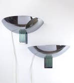 Lumess Swiss - Wandlamp (2) - chroom, glas - Uplighter