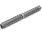 Aanlaspaumelle met veer en kogellager ring 235x22 mm rvs, Nieuw