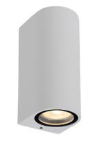 Lucide ZARO - Wandspot Buiten 2xGU10 IP44 Wit, Verzenden