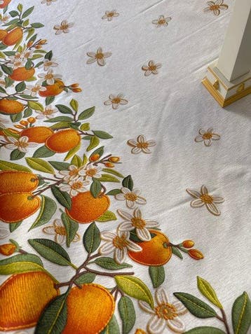 San Leucio top quality - Prachtig tafellaken met 2D