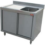 Spoeltafel | RVS | 1 Spoelbak (Rechts) + Afdruipvlak |, Verzenden, Nieuw in verpakking