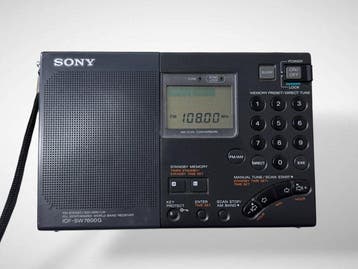 Sony - ICF-SW7600G Microprocessor-Controlled Dual-Conversion, Nieuw